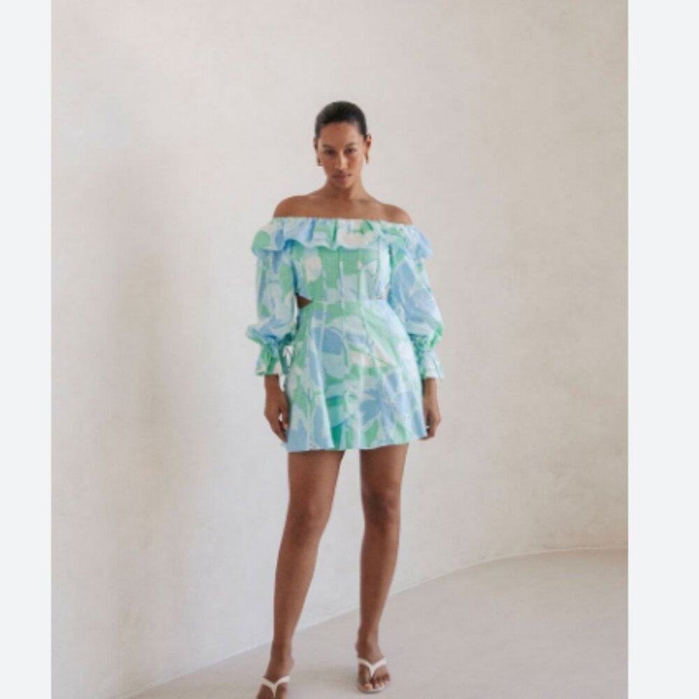 NWT Sabo Skirt Backless Elisha Dress - Spring Petals